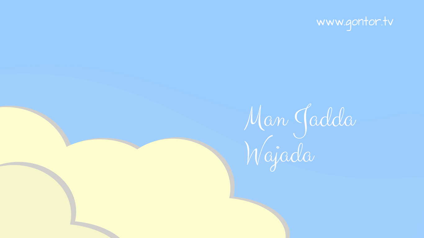 Man Jadda Wajada Wallpaper simple elegant gontor tv